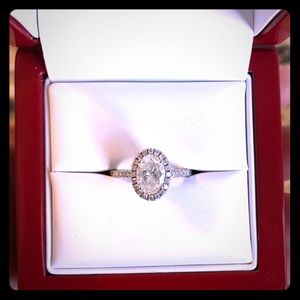 1.25 Carat Oval Diamond Ring